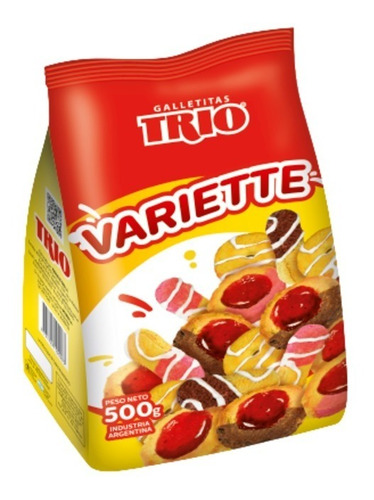 GALLETITAS TRIO 500 G VARIETTE  (10 UNID)